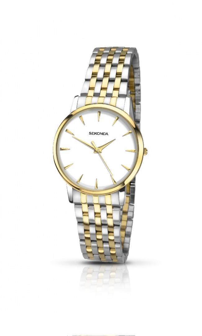 Sekonda Ladies Fashion Two Tone Bracelet Watch 2341