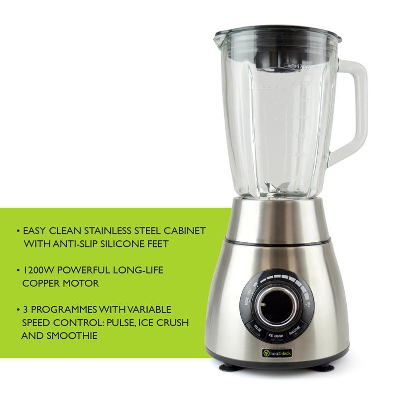 Health Kick 1200w Ice Crushing Smoothie Blender K3251