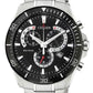 Citizen Mens Chandler Black Chronograph Dial Stainless Steel Bracelet Watch AT2358-51E