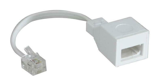 Electrovision US/UK adaptor to convert BT plug to RJ11 P221D