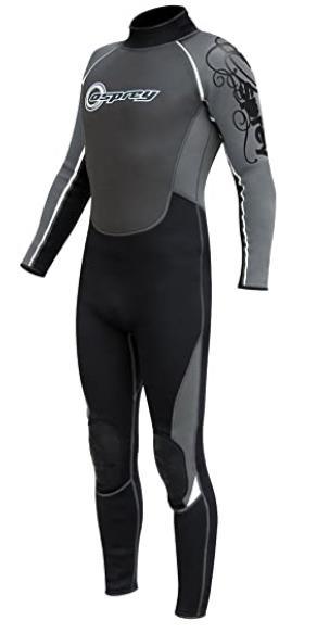 Osprey Mens Osx Long Wetsuit Chest 38" 174-180cm- Grey