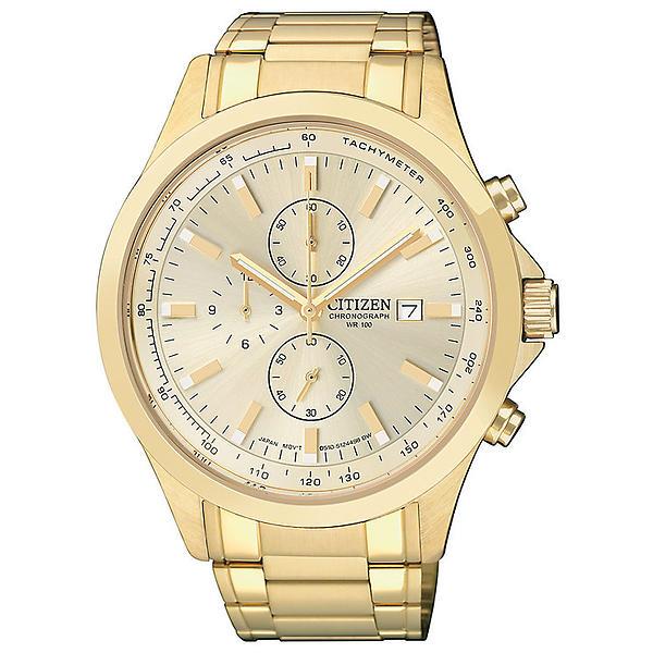 Citizen Chronograph Gold Dial Quartz AN3512-54P Men’s Watch