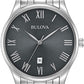Bulova Men's Analog Quartz Watch with Stainless-Steel Strap 96B261