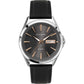 Accurist Mens Day/date Black Dial With Leather Strap Watch 7333