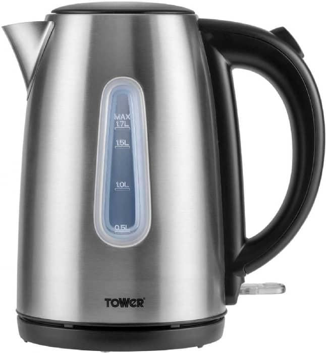 Tower Stainless Steel 1.7L Kettle T10015