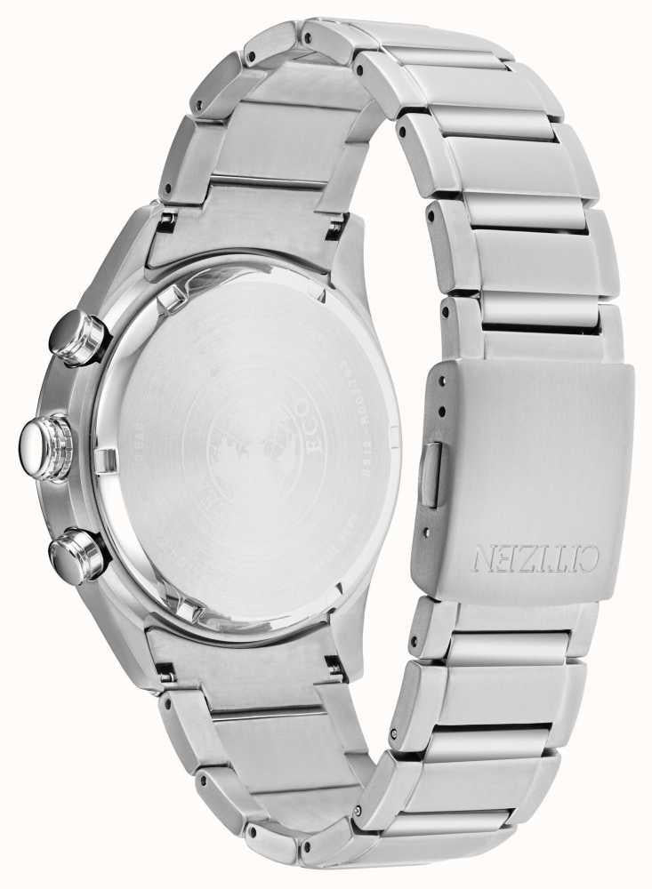 Citizen Mens Eco-drive Super Titanium Black Dial Chronograph CA0650-58E