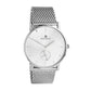 Accurist Mens Classic Silver Dial Bracelet Wristwatch 7215