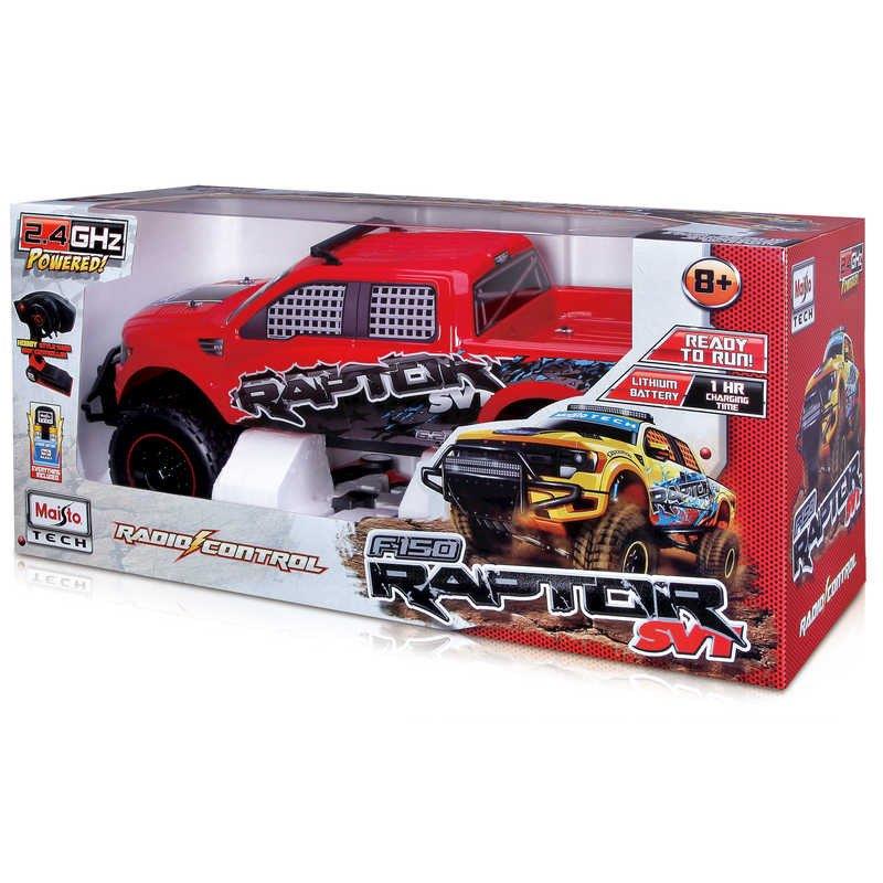 Maisto RC 1:6 Ford F-150 SVT Raptor 2.4Ghz Black/Red - 81601