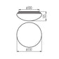 Corso Ceiling Mounted LED Light Fitting With Microwave Motion Sensor