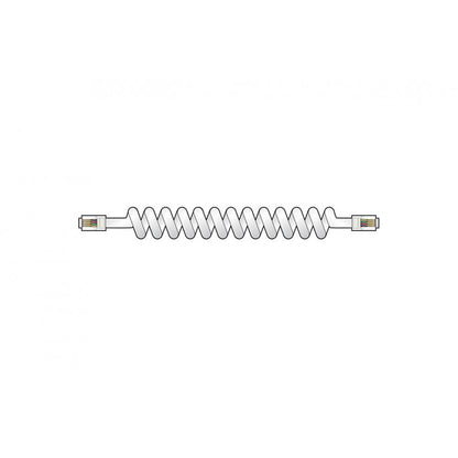 AV:Link Replacement Coiled Telephone Handset Curly RJ11 - RJ11 Plug Lead 113.520UK