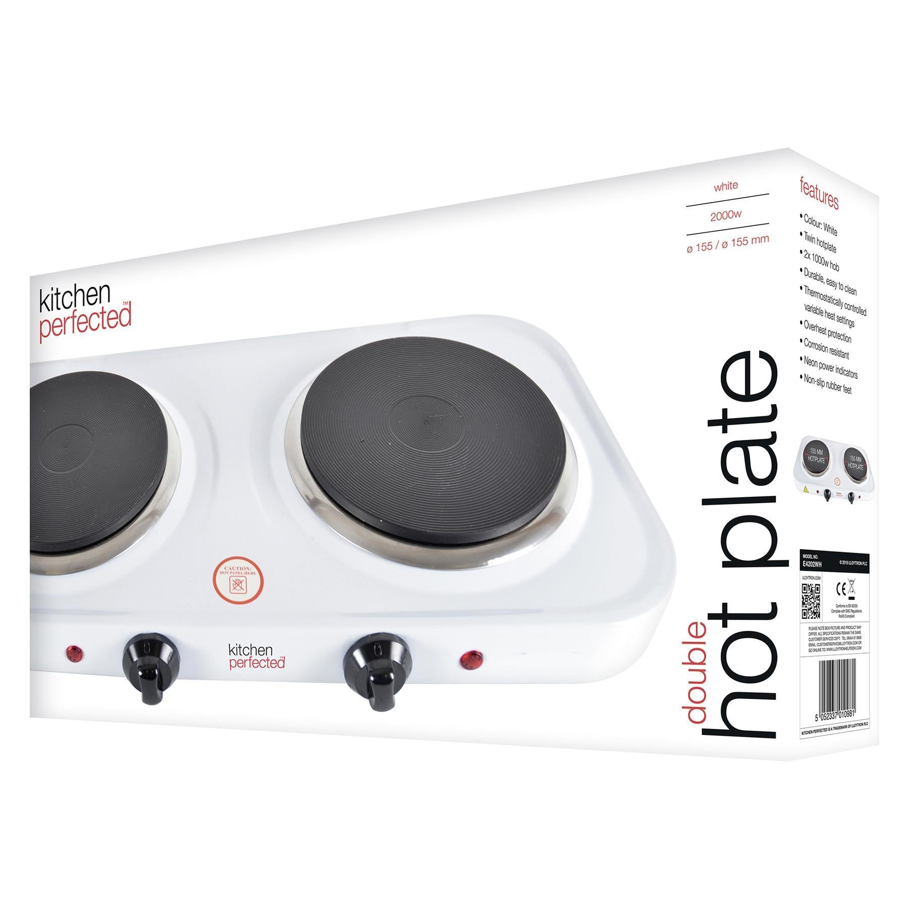 Kitchen Perfected Double Hot Plate DK Wholesale Ltd