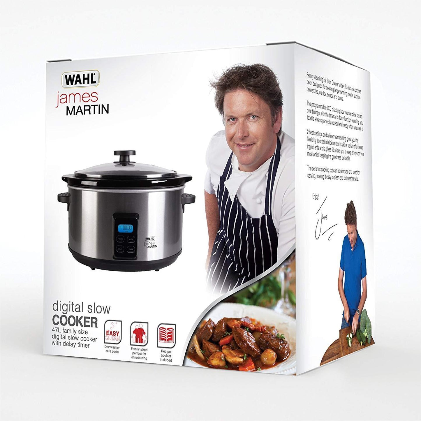 Wahl Digital Slow Cooker 2 heat setting 4.7L
