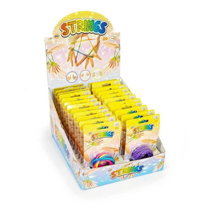 Neon, 2 Tone, Glitter, Rainbow String Set Pack of 24