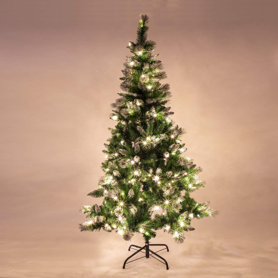 Christmas Workshop 6ft Pre-Lit Snow Tipped Christmas Tree- 70809