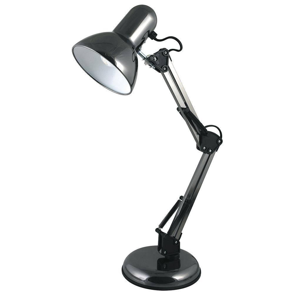 Lloytron 35w 'Style Poise' Hobby Desk Lamp - Black Chrome L946BH