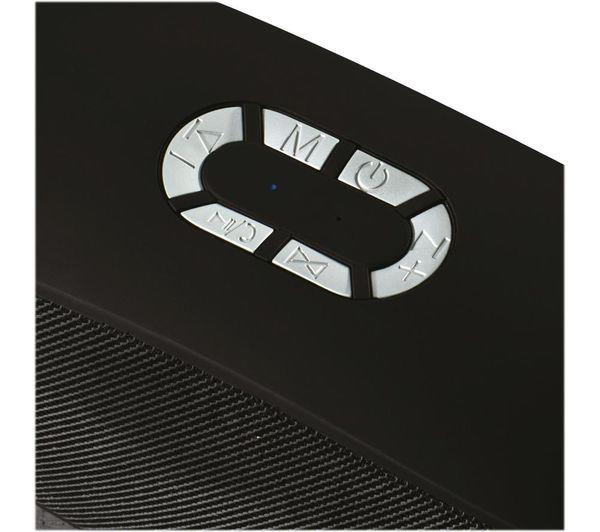 Daewoo Portable Rechargeable Fabric Bluetooth Speaker - Black