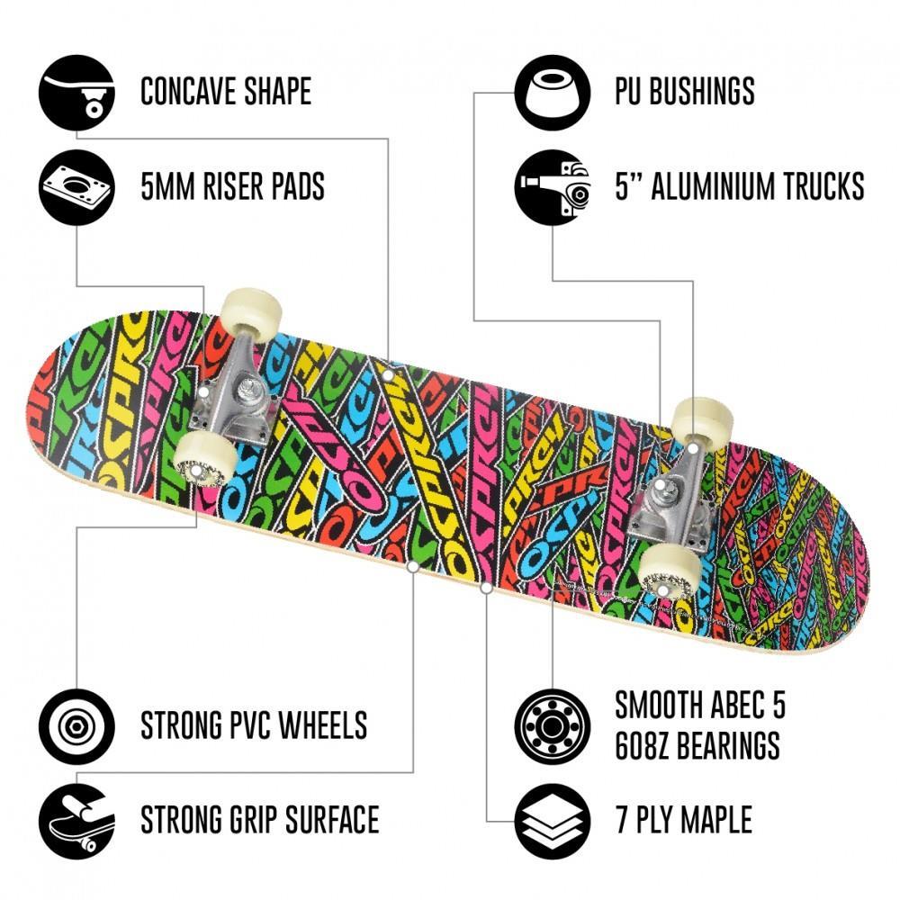 31" Double Kick Skateboard - Stickers TY4219C