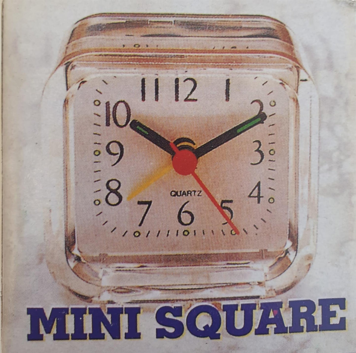 Kansai Quartz Mini Square Alarm Clock Available Multiple Colour