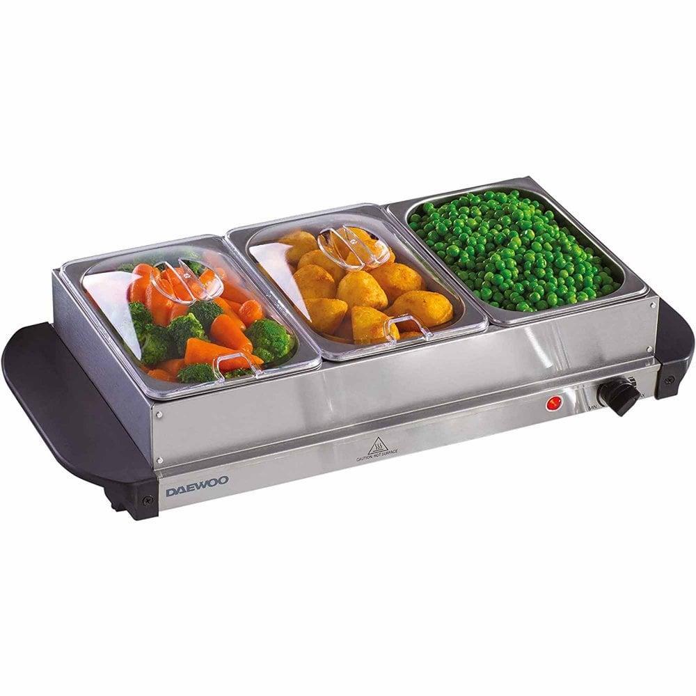 Daewoo Electric Buffet Server Small 3 X 1.5L – DK Wholesale Ltd