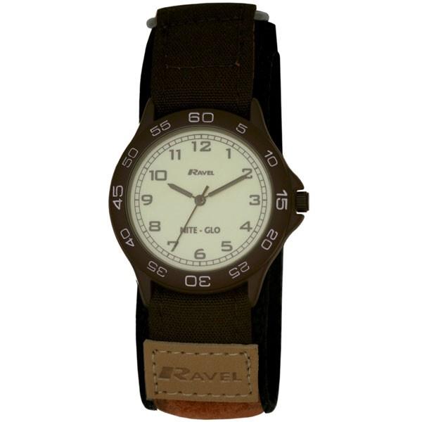 Ravel Childrens Boys Nite-Glo Watch Brown R1705.4