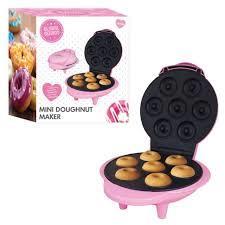 Global Gizmos mini doughnut maker 1000w Non-Stick 35580