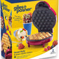 Giles & Posner Electric Bubble Waffle Maker Machine- Red