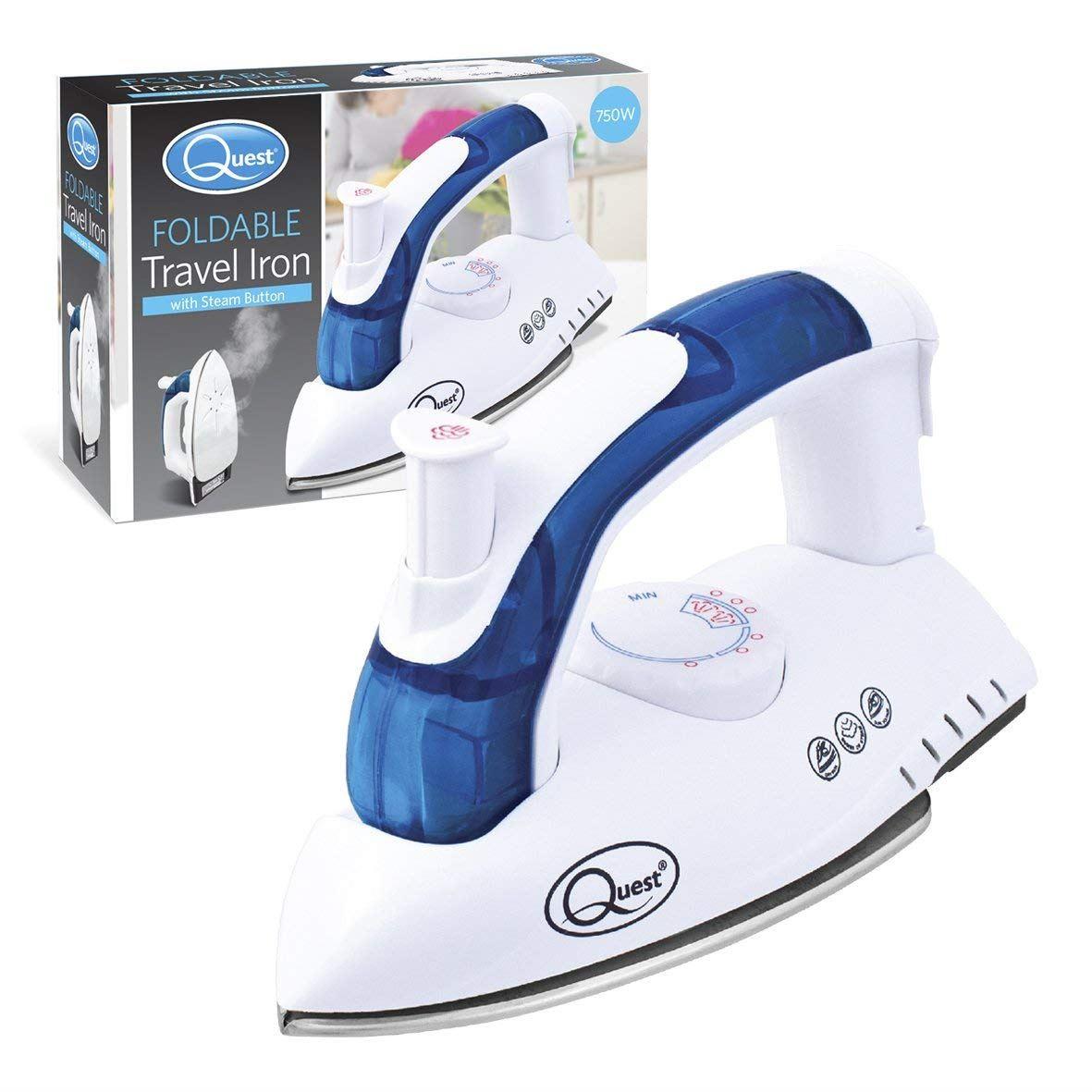 Quest Foldable Travel Iron 35330