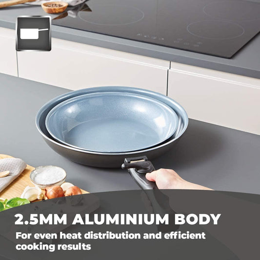 Tower Freedom 3 Piece 26/30cm Cookware Set with Ceramic Coating- T800202