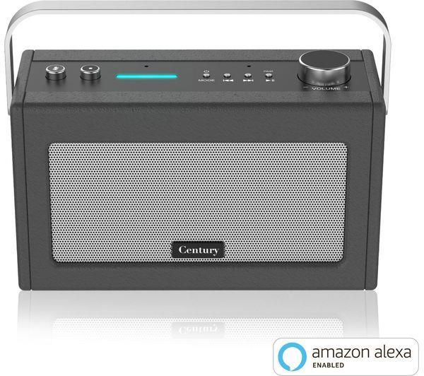 I-BOX Century Wireless Bluetooth Speaker with Amazon Alexa - Charcoal