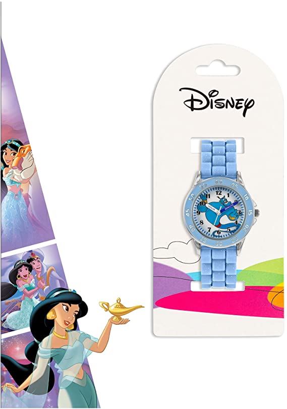 Disney Aladdin Genie Kids Watch with Blue Rubber Strap GNI9000
