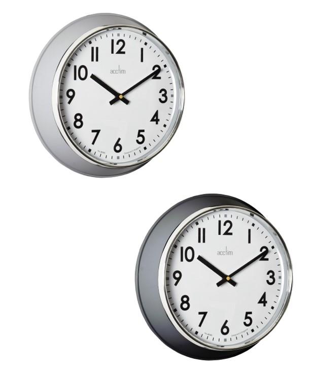 Acctim 2269 Kensworth 35cm quartz wall clock Available Multiple Colour