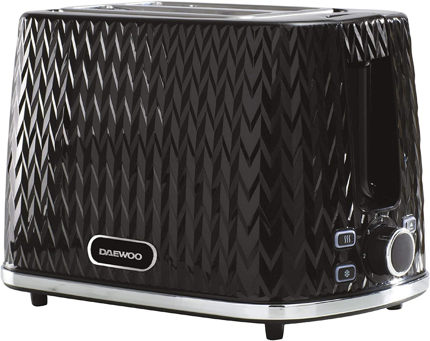 Daewoo Argyle Black Kettle Toaster Set