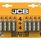 JCB AA Super Alkaline Batteries 8 Per Card - Box of 12