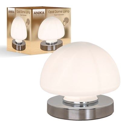 Anika Opal Dome Table Lamp Chrome (Carton of 8)