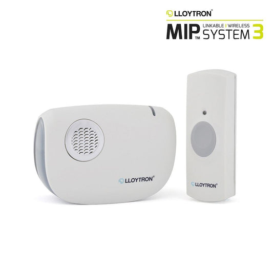 MIP3 - DingDong Battery Operated Portable Door Chime Kit - White (Carton of 20)