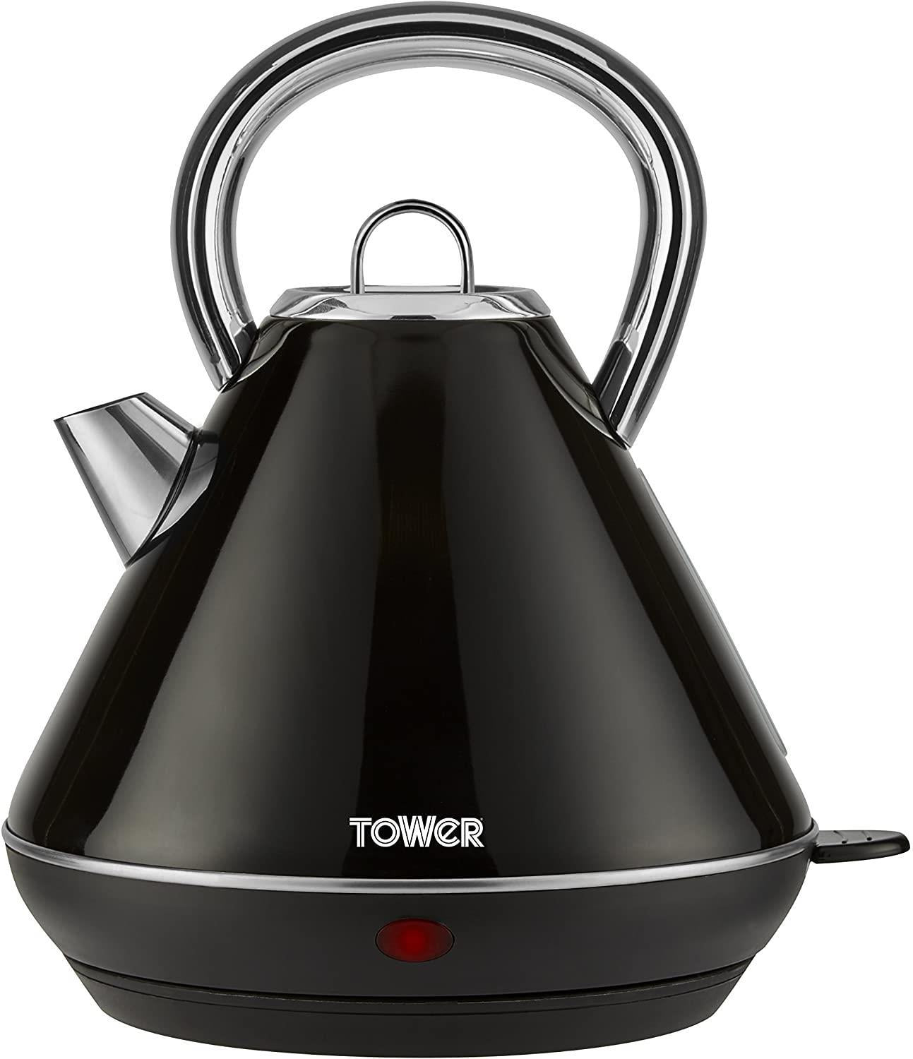 Tower Infinity Rapid Boil Traditional Kettle 3000w 1.8L Black T10019BL