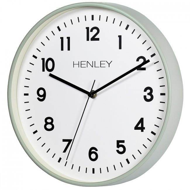 HENLEY 30cm Kitchen Wall Clock - SAGE