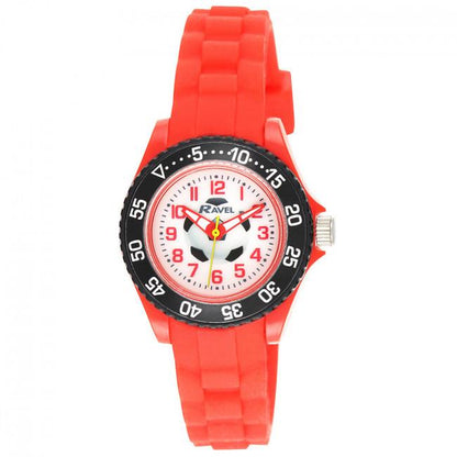 Ravel Childrens Boys & Girls Silicone Rubber Watch R1807-Hot Pink/Red/Blue/Pink