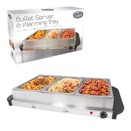 Quest Large Buffet Server & Warming Plate (Carton of 2)