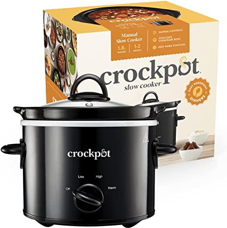Crockpot 1.8L Manual Slow Cooker (Refurbished)