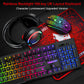 Thunderwolf 4 In 1 Gaming Combo Wired Keyboard Mouse Headset Mouse Pad Set- TF-400