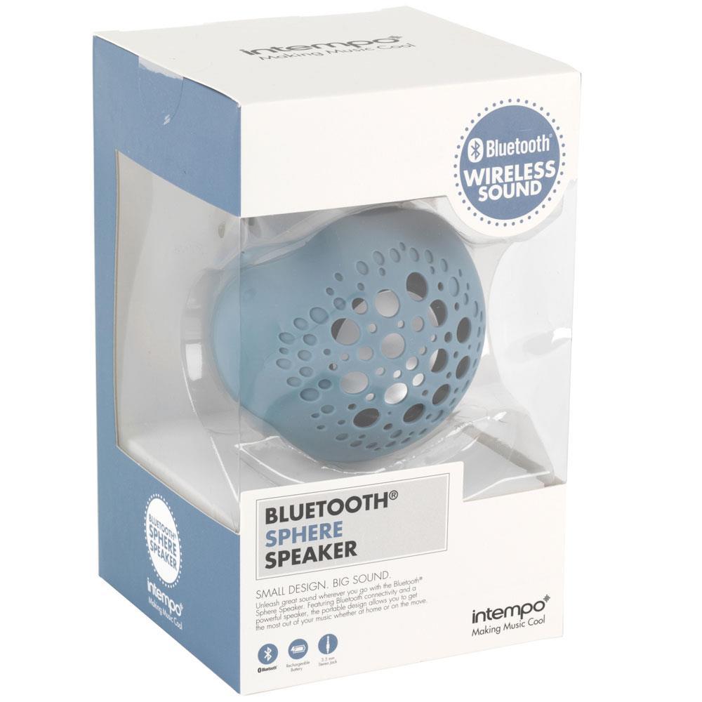 Intempo Portable Bluetooth Ball Speaker EE1781 Blue