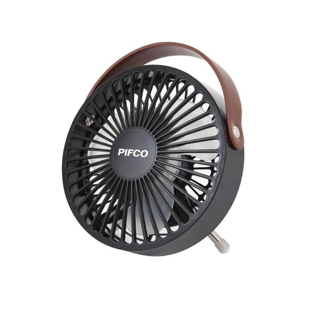 Pifco 4" USB Mini Fan Adjustable with Leather Strap