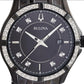 Bulova Mens Black Ip Diamond Dial And Bracelet Watch 98e116