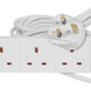 Mercury 4 Gang Extension Lead with Surge Protection