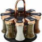 Tower Rotating Spice Rack with 8 Jars