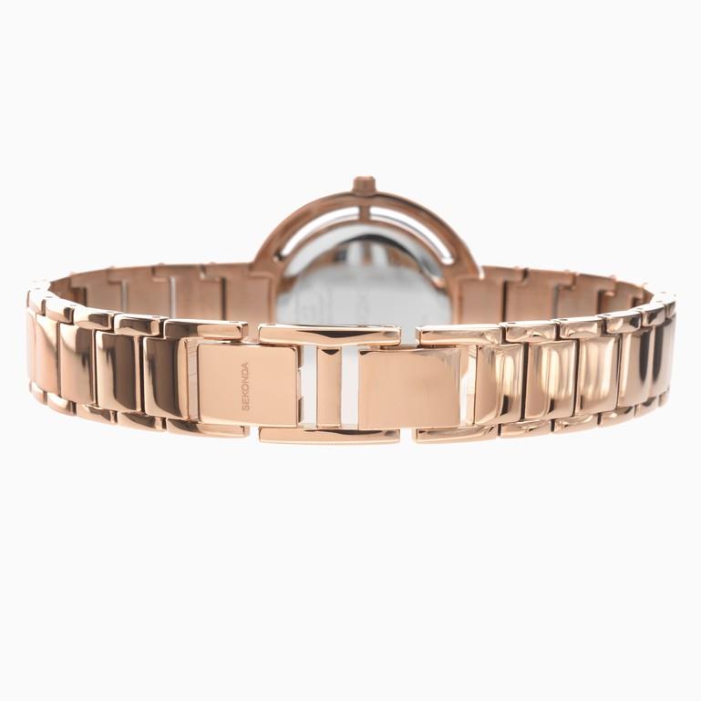 Seksy Ladies Bling Rose Gold Plated Ladies Crystal Bracelet Watch 2575