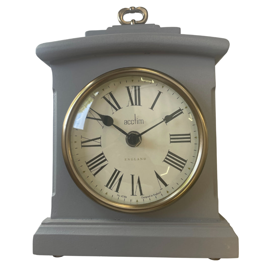 ACCTIM 'Heyford' Mantle Clock in Earl Grey 33852