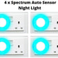 4 x Spectrum Automatic Sensor LED Night Light- Blue
