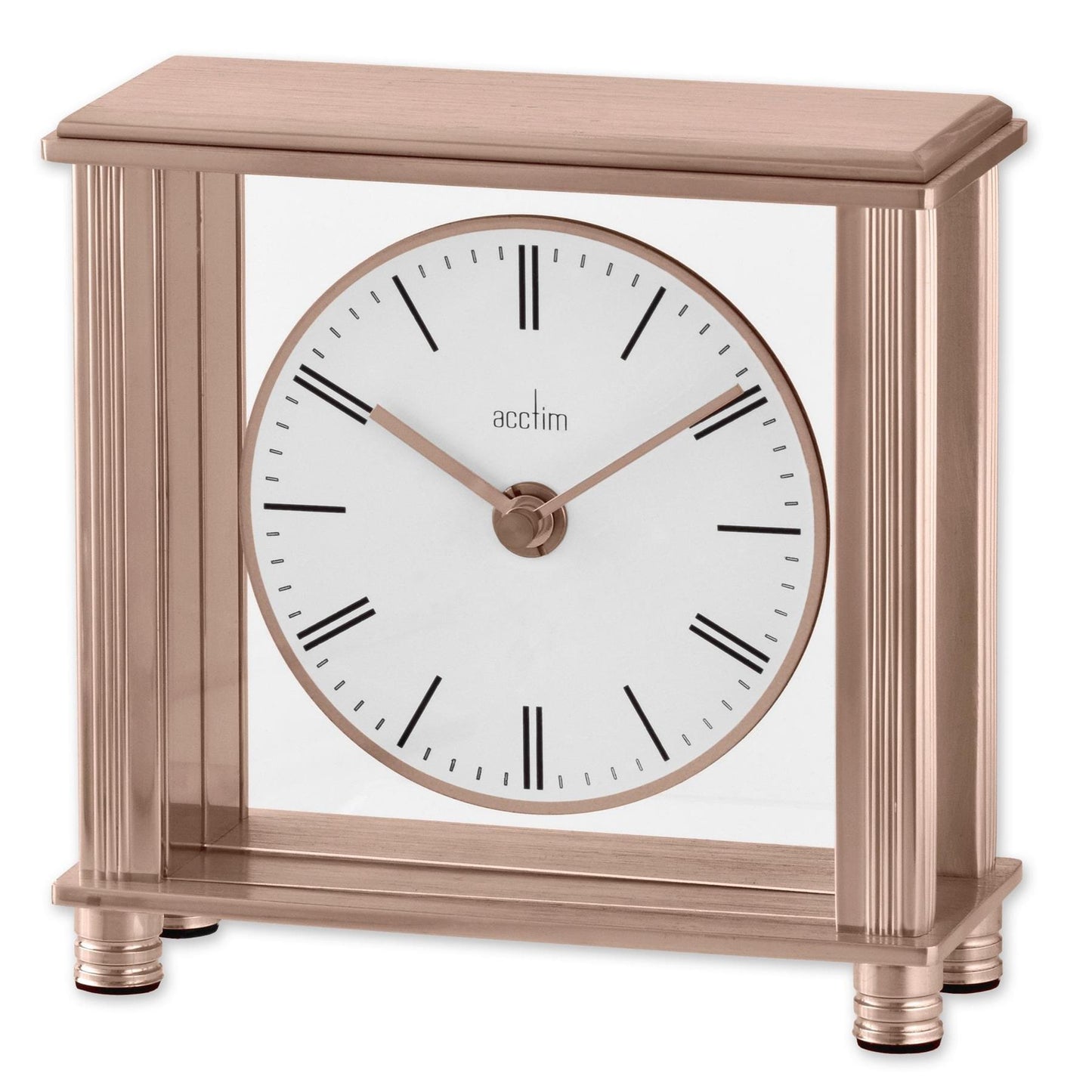 Acctim Shelford Rose Gold Mantel Clock 37100